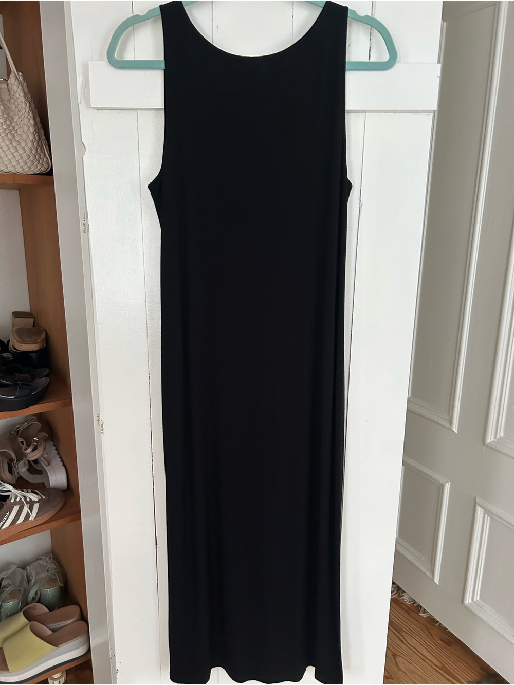 Eileen Fisher Black Sleeveless Maxi Dress - Picture 2 of 3